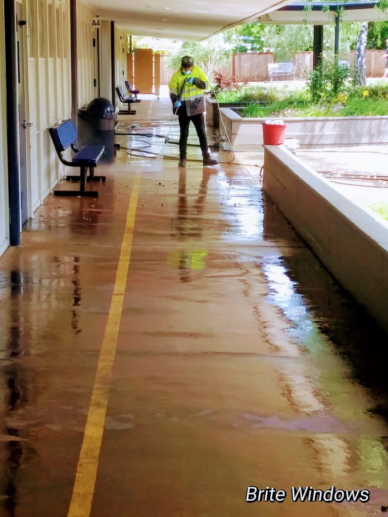 pressure washing