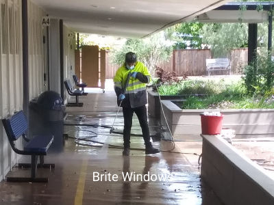 Pressure Washing Services - Brite Windows - East Bay Cities