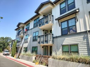 Window cleaning before after Danville